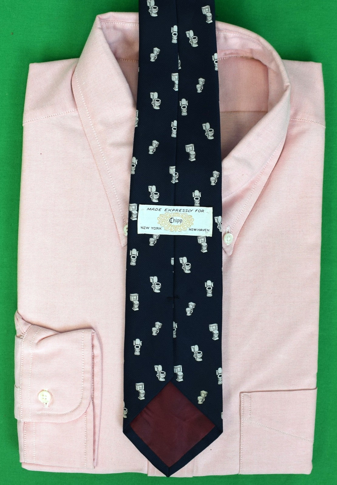 Chipp x "The Royal Flush" Navy Club Tie