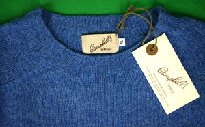"Campbell's Of Beauly Scottish Shetland Wool Blue Lovat Crewneck Jumper/ Sweater" Sz XL (New w/ Tag)
