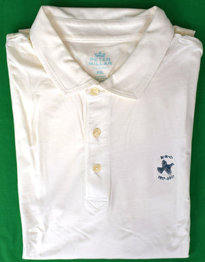 Rolling Rock Club x Peter Millar White Sport Shirt Sz: XXL