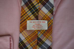 J. Press Burlington Knot English Madras Cotton Tie