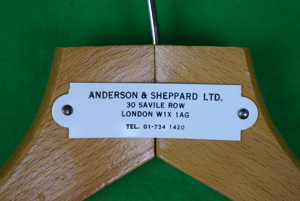 "Anderson & Sheppard 30 Savile Row Suit Hanger" (SOLD)