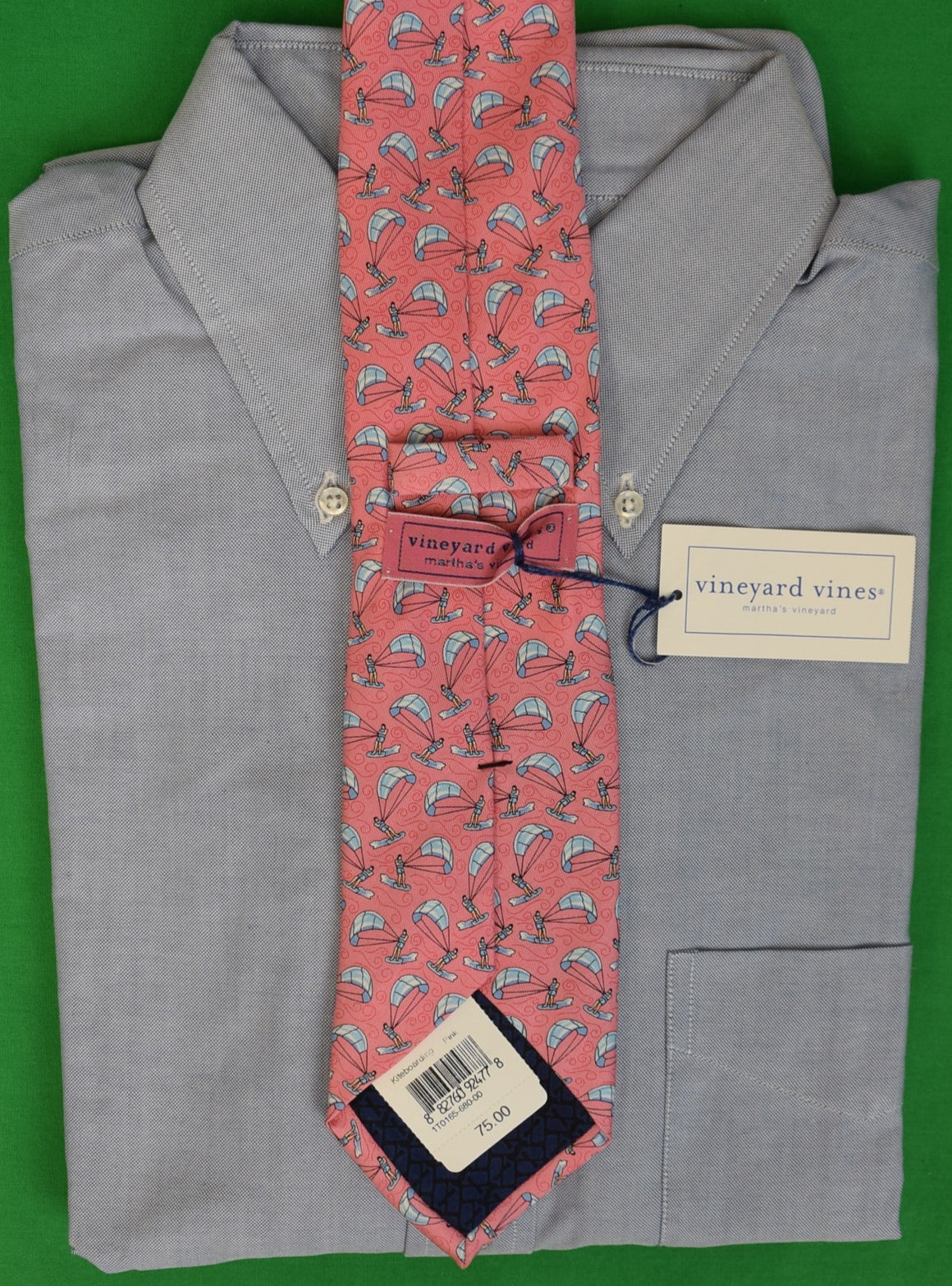 Vineyard Vines Kiteboarding Pink Silk Tie (NWT)