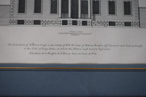 The Elevation Of Wilberry House In The County Of Wilt The Seat Of William Benfon Esq P.52