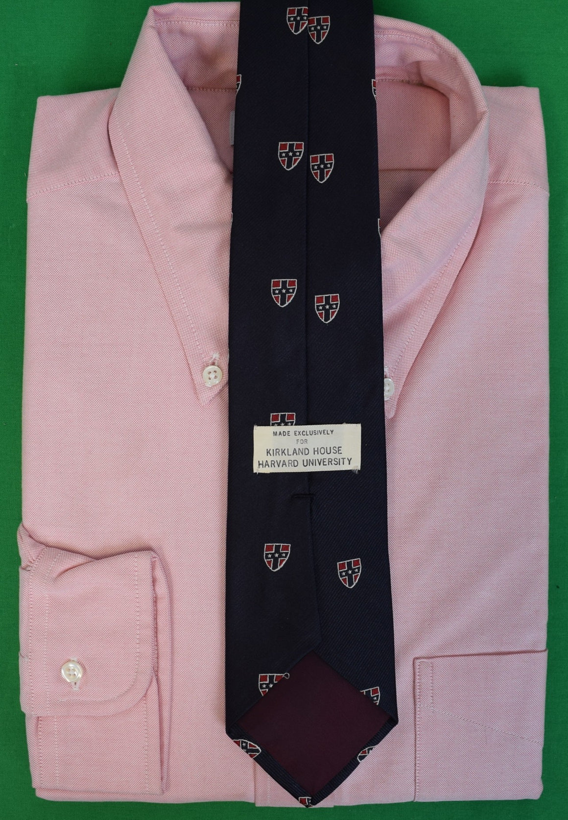 Harvard University x Kirkland House Navy Silk Club Tie
