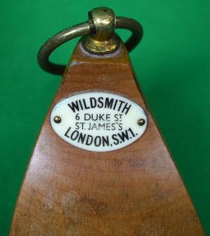 "Pair x Wildsmith 6 Duke St St. James's London, S.W.1. Oak Shoe Trees"