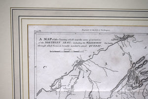 American Revolution Map Drawn For John Marshall's "Life Of Washington" First Accurate Historical Maps Of The War 1806