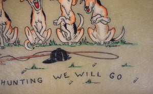 "A Hunting We Will Go!" Cocktail Tray (SOLD)