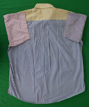 "Brooks Brothers Multi Stripe S/S Fun Shirt" Sz L