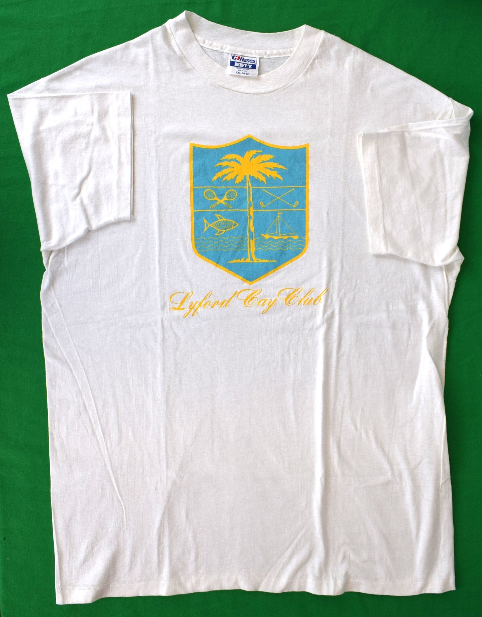 Lyford Cay Club White S/S T-Shirt" Sz XXL/ 44 (NWOT) (SOLD) Lyford Cay Club White S/S T-Shirt" Sz XXL/ 44 (NWOT) (SOLD)