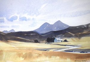 Scottish Landscape Burnside, Knockan, Elphin, By Lairg 1986