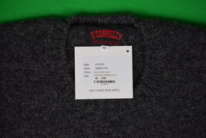 O'Connell's Oxford Grey Shetland Crewneck Sweater Sz 40 (New w/ Tag)