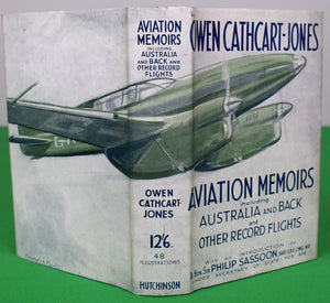 "Aviation Memoirs: Including Australia And Back And Other Record Flights" 1934 CATHCART-JONES, Owen (SOLD)