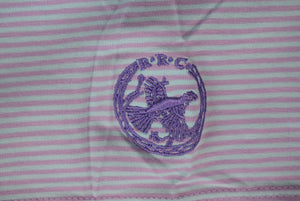 "B. Draddy Purple/Blue S/S Stripe Golf Shirt" Sz: XXL (NWT)