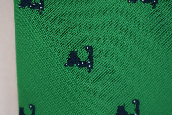Cape Cod Navy Map w/ Green Poly Club Tie (NWT)