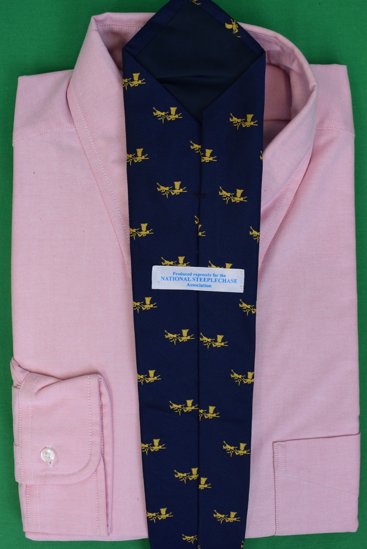 National Steeplechase Association Navy Silk Member's Club Tie