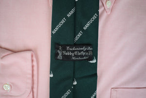 "Nantucket Island Range Rover Green Club Tie"