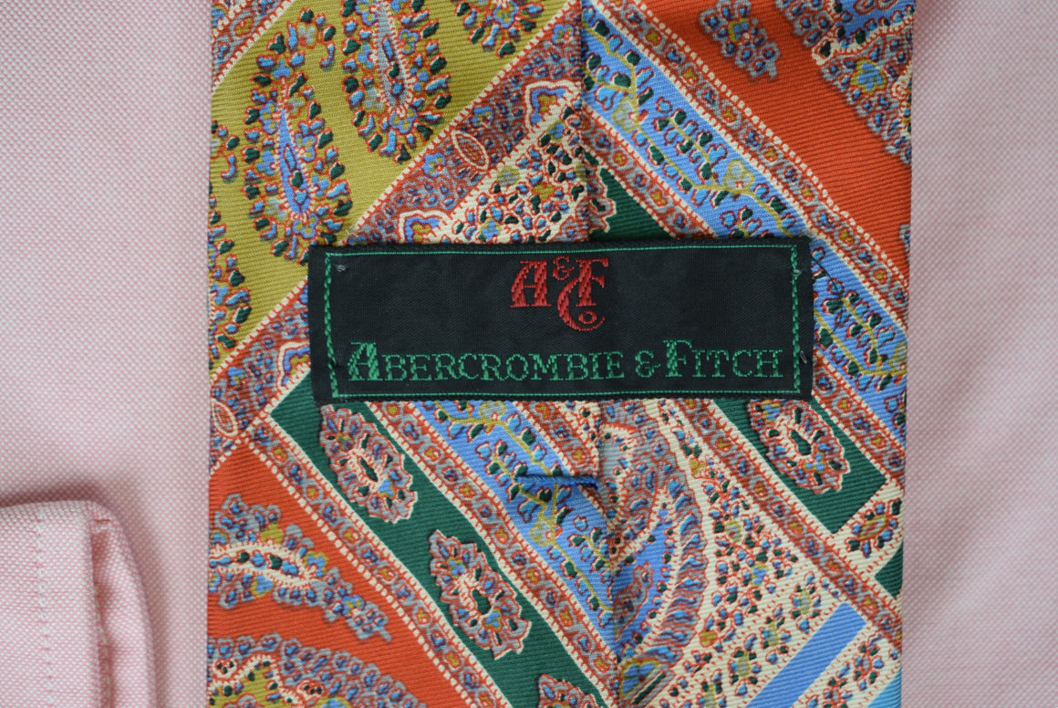 Abercrombie & Fitch x Liberty Of London Mosaic Paisley Silk Tie