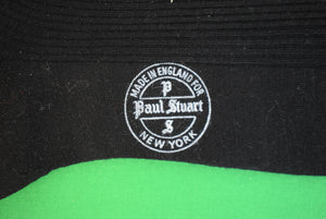 "Paul Stuart Merino Wool OTC Black Socks Made In England" (NWT) Sz 10