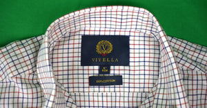 Viyella 100% Cotton Tattersall Sport Shirt Sz 16 (NWOT)