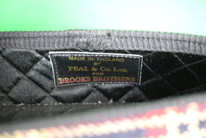 Peal & Co x Brooks Brothers Navy Tartan Plaid Slippers Sz 12D (New w/ BB Box)