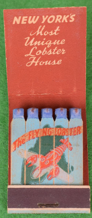 "The Flying Lobster New York Restaurant Matchbook"