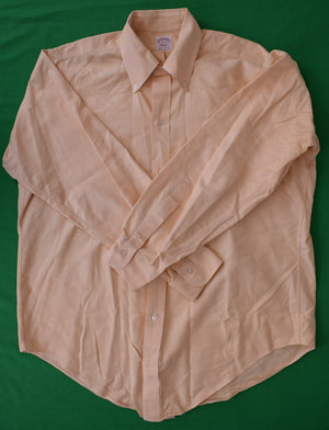 Brooks Brothers c1980s Peach OCBD Shirt Sz 16-4