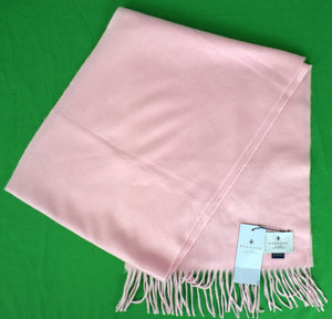 "Begg & Co Scottish Cashmere Arran Oversized Light Pink Scarf" (NWT)