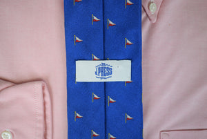 J. Press Royal Blue Yacht Club Flag Tie