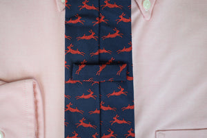 Cordings Navy Woven Silk Har Tie