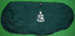 "The Everglades Club Palm Beach Green Cotton Canvas Oversize Duffle Bag"