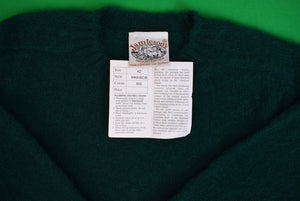 "Jamieson's Of Scotland Hunter Green Shetland Crewneck Sweater" Sz XL/ 42 (NWT)
