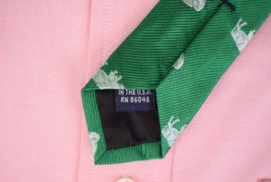 O'Connell's Buffalo Club Tie - Kelly w/ White (NWOT)