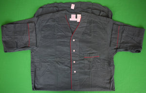 Brooks Brothers Cotton Green Flannel c1980s Nite Shirt Sz L (DEADSTOCK w/ BB Tag)
