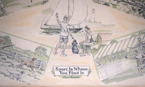 Paul Brown x Brooks Brothers "Sport Is Where You Find It" Advert Lithograph