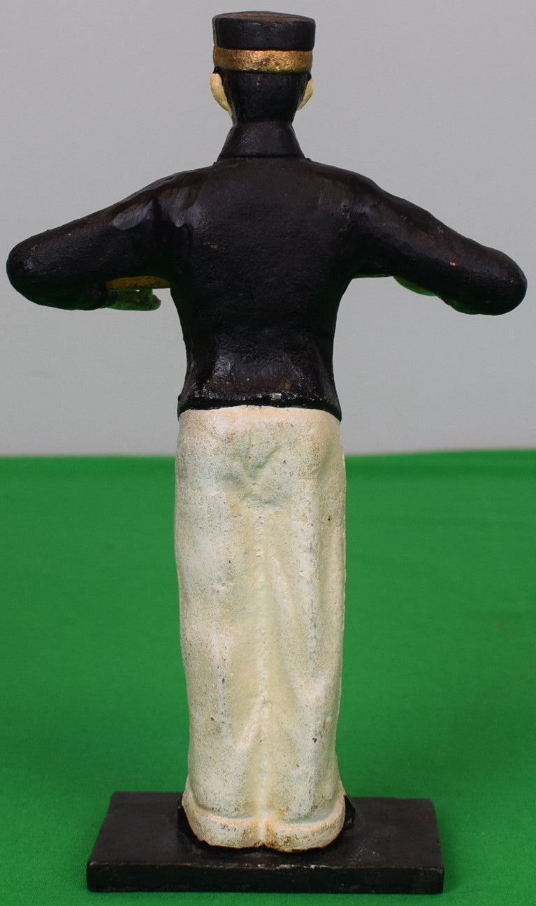Bellhop Cast Iron Calling Card Stand