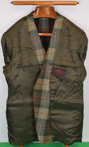 "O'Connell's Wool/ Alpaca Blanket Plaid Sport Jacket" Sz 48L