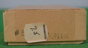 "Box Set x 30 Abercrombie & Fitch Green/Yellow Bakelite Backgammon Checkers" (NIB)