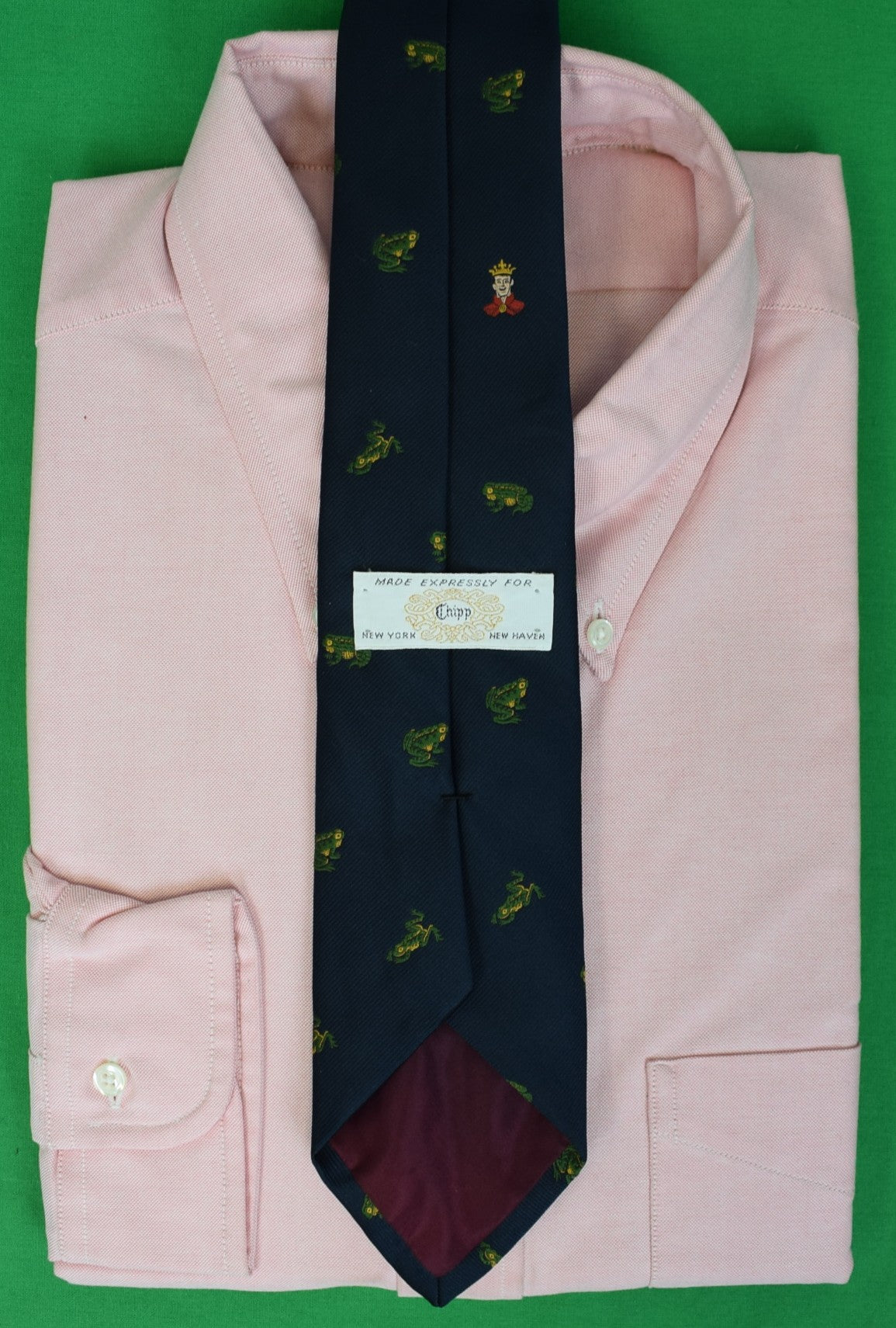 Chipp x "The Frog Prince" Navy Club Tie