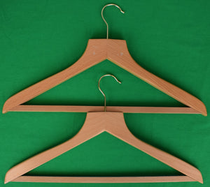 Pair x Anderson & Sheppard Savile Row Tailors Oak Suit Hangers