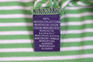 Ralph Lauren Purple Label Green Stripe Polo Shirt Sz XXL