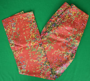 "Steven Stolman x Scalamandré Glazed Chintz Floral Print Women's Slacks" Sz: 6