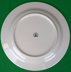 The Everglades Club Palm Beach Bone China 12"D Charger Plate