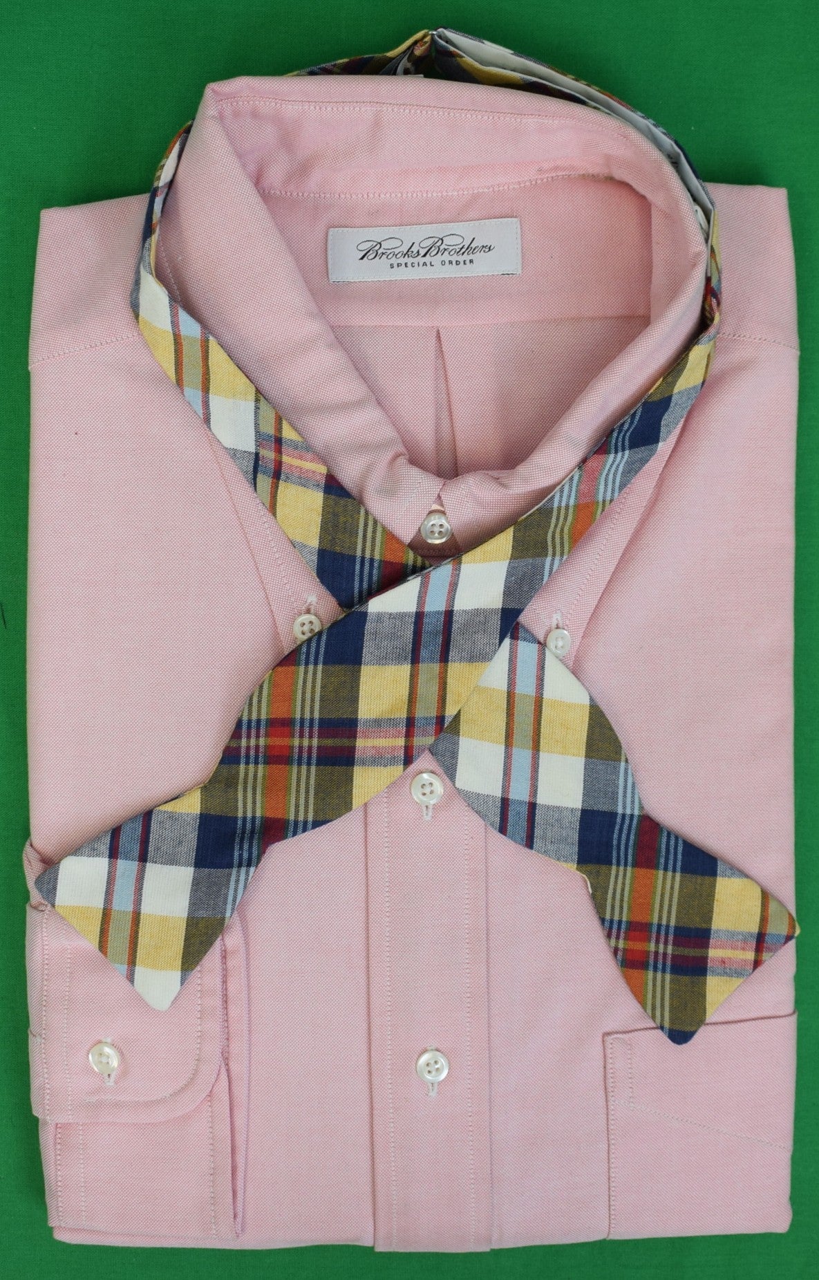 J. Press Madras Plaid Bowtie (NWT)