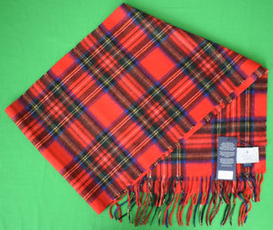 "Begg & Co Cashmere Royal Stewart Tartan Plaid Scarf" (NWT)