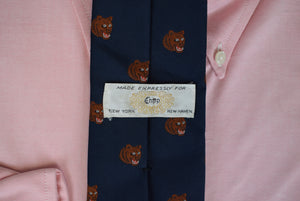 Chipp Bull & Bear Navy Poly Club Tie