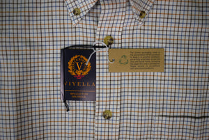 Viyella Cotton/ Wool Tattersall B/D Sport Shirt Sz 16 New w/ Tags