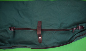 "The Everglades Club Palm Beach Green Cotton Canvas Oversize Duffle Bag"