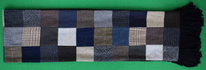 "The Andover Shop Patch Cashmere Tweed Reversible Scarf"