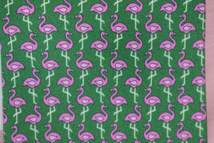 "J Press Pink Flamingo/ Green Silk Tie" (New w/ JP Tag) (SOLD)