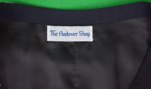 The Andover Shop Black Challis w/ Mallard Print Vest Sz 42R (NWT)